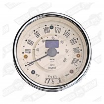 SMITHS SPEEDO 200 kph MAGNOLIA FACE MK2/3 COOPER elec./progr