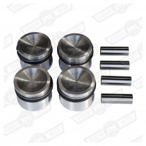 PISTON SET- POWERMAX 73.5mm 9cc DISH. 1380 ENGINES