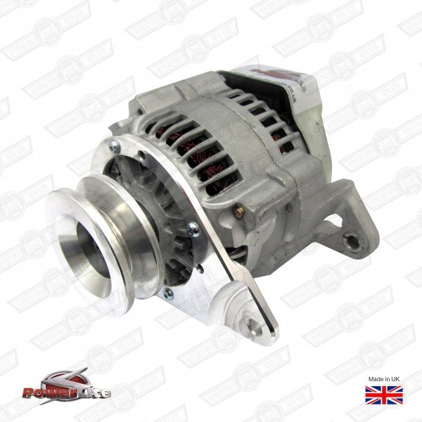 POWERLITE LIGHTWEIGHT, MULTIMOUNT ALTERNATOR50 AMP