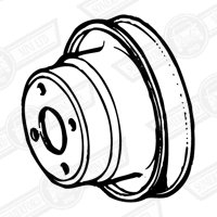 PULLEY-WATER PUMP- 4 17/64'' DIA. 1098cc EXCEPT SPECIAL