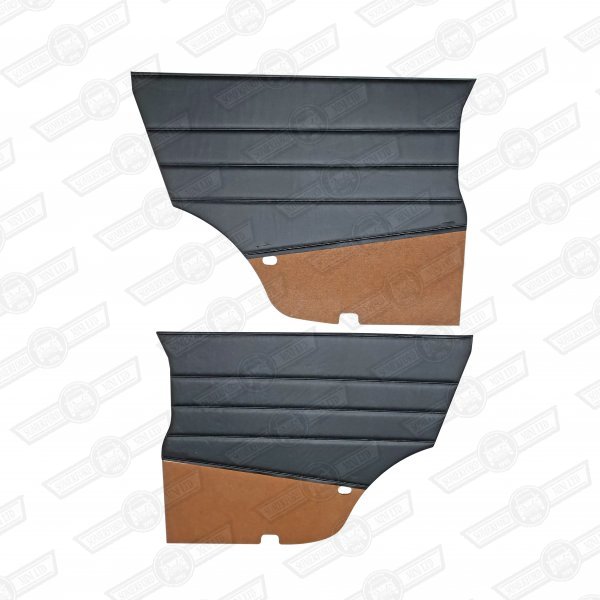REAR 1/4 LINERS-PAIR-BLACK-1997 ON (GENUINE ROVER)