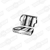 REAR SEAT COVER KIT-COOPER ETC- (state colour)-'61-'67