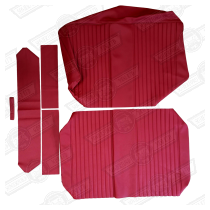 REAR SEAT COVER KIT-ESTATE-TARTAN RED-'67-'69 MK2