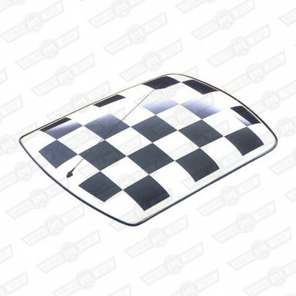 ROOF KIT-CHEQUERED-BLACK SQUARES
