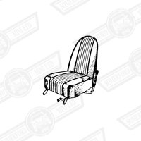 SEAT-HIGH BACKED-MK3,RECLINING-RH AUTUMN LEAF-REPRODUCTION