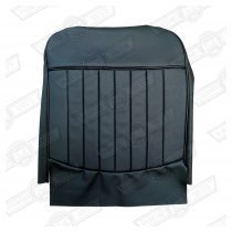 FRONT SEAT CUSHION COVER-BLACK-'61-'67