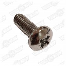 SCREW-PAN HEAD-POLISHED CHROME 10 UNF x 3/8''