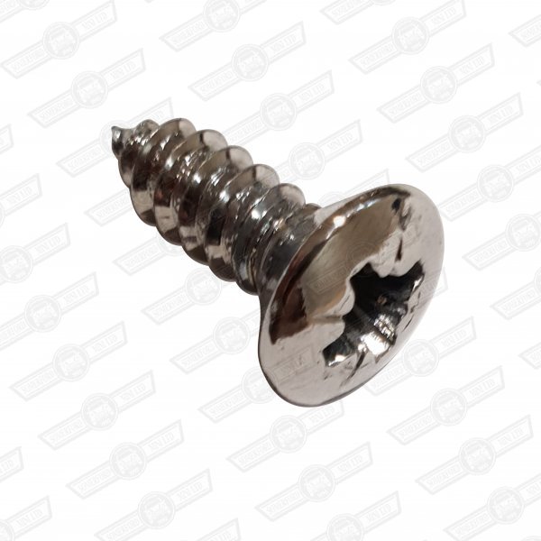 SCREW-SELF TAPPING, RAISED COUNTERSUNK-No.10 x 5/8'' CHROME