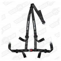 SECURON HARNESS QUICK RELEASE BUCKLE 3 PT BOLT- IN BLACK