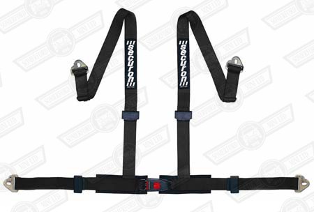 SECURON HARNESS QUICK RELEASE BUCKLE 4 PT. SNAP FIXING BLACK
