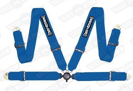 SECURON HARNESS QUICK RELEASE BUCKLE 4 PT. SNAP FIXING BLUE