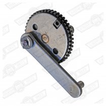 SHAFT GEAR AND LINK-120 DEGREES-GXE7708 WIPER MOTOR-LHD