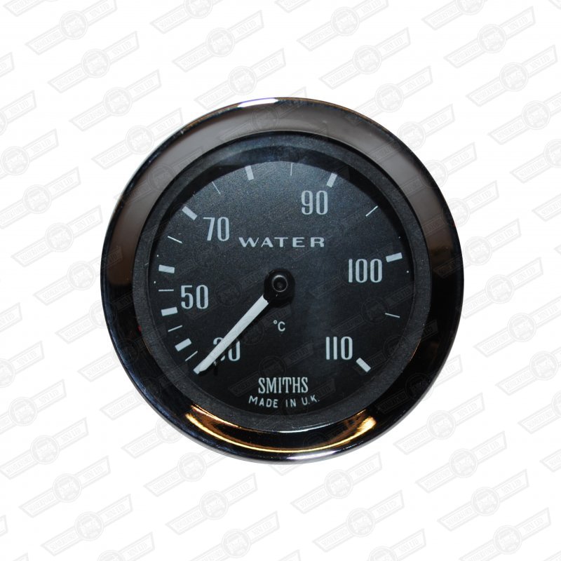 SMITHS CAPILLARY WATER TEMPERATURE GAUGE, FULL SCALE BLACK Somerford M...