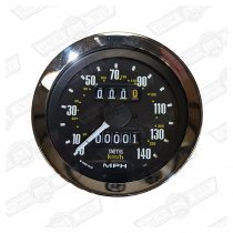 SMITHS SPEEDO 80mm, 140 MPH BLACK FACE