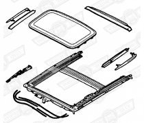 SUNROOF ASSY. KIT-FABRIC ELECTRIC-BOC'92-'96-OPT.'97ON