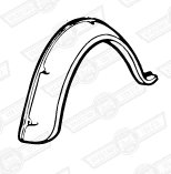 WHEEL ARCH-LH FRONT-GREY