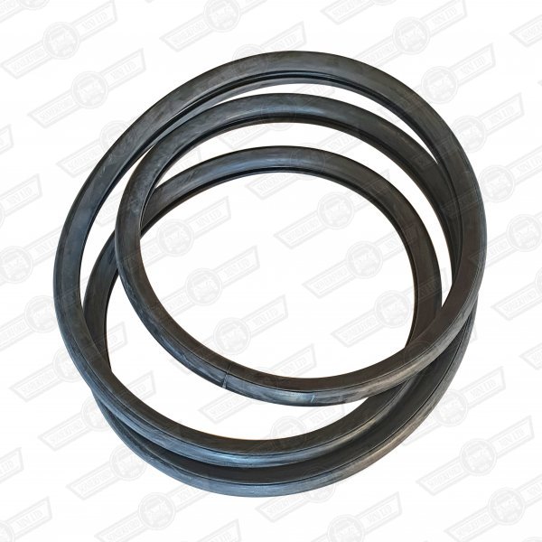 thumbnail interactive-video image 1 of Classic Mini Windscreen Rubber Seal Kit – Front & Rear Glass Weatherstrip & Filler – JRC2674K 1 of 4